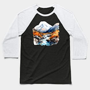 Aoraki Mount Cook Baseball T-Shirt